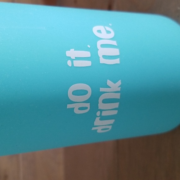 Do It Drink Me Glass Beverage Bottle with Straw - Picture 8 of 14